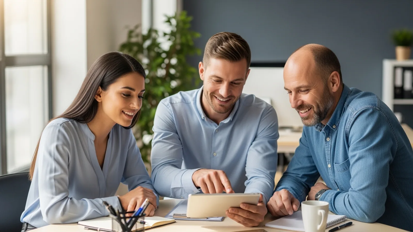 Roll-off dumpster rental support team